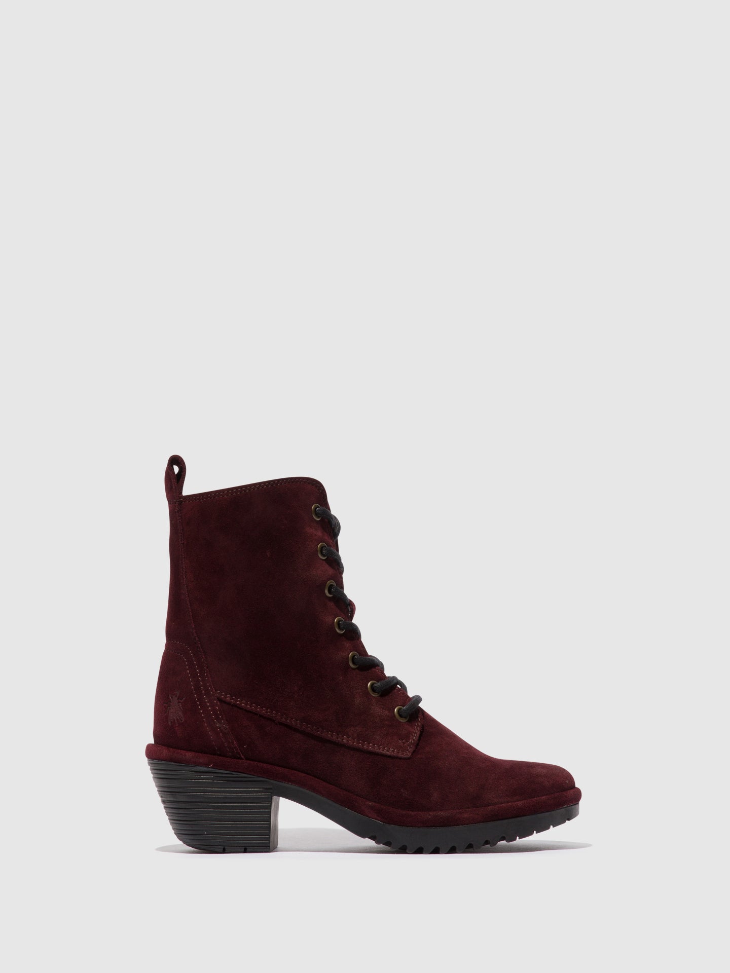 Fly London Lace-up Ankle Boots WEBE244FLY OILSUEDE WINE